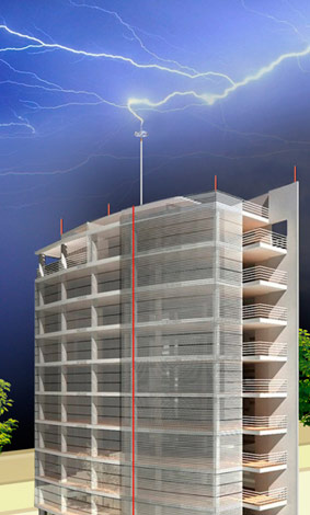 Pararrayos en Edificios Productos Importados